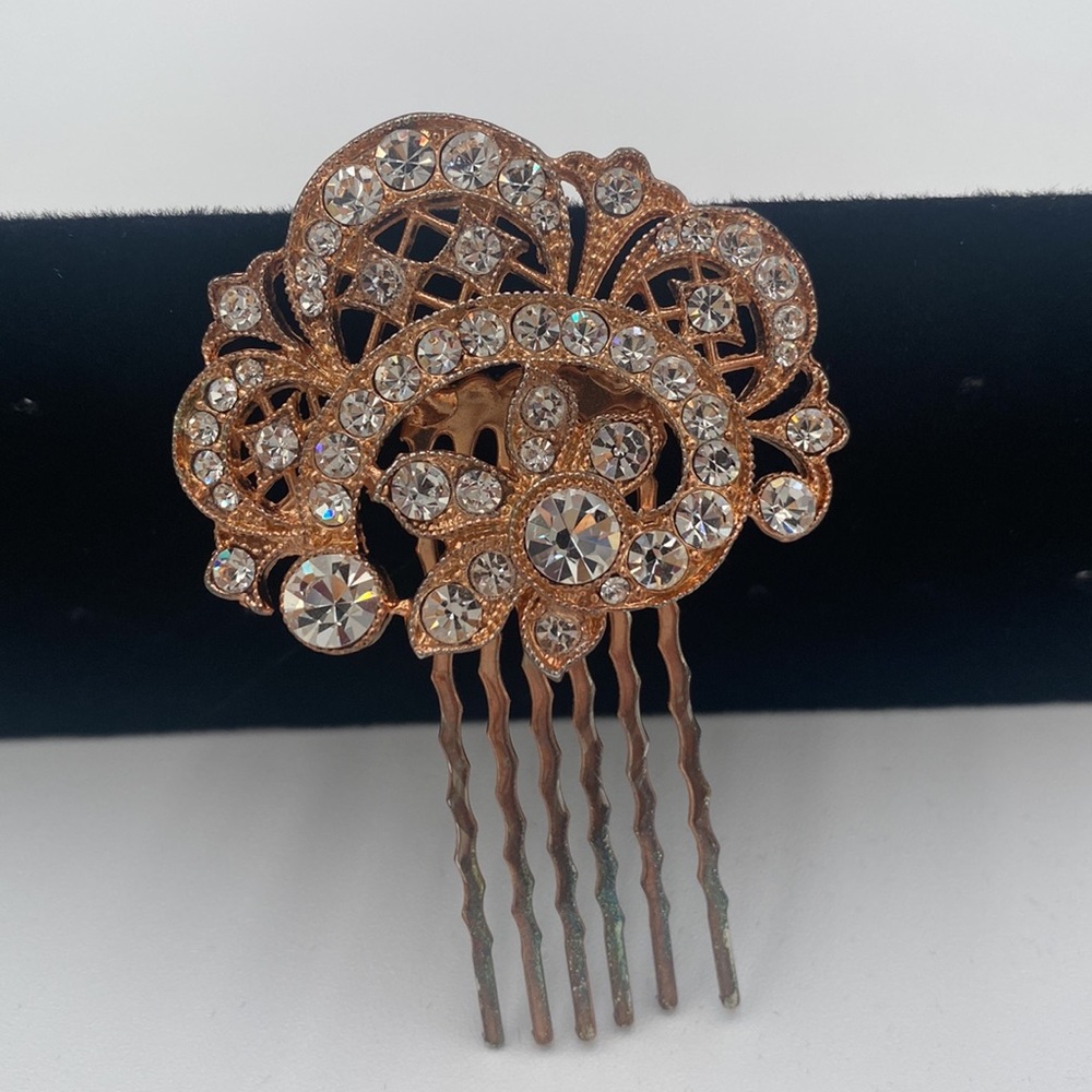 Bel Aire Bridal • Art Deco Rhinestone Hair Comb